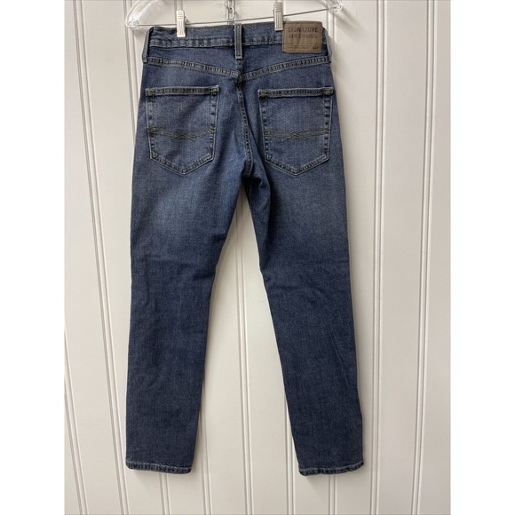 Levis Jeans Mens Size 28x30 Blue S47 Straight Regular Taper Casual Everyday - Picture 10 of 12